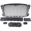 MTuning_F GRILL AUDI A3 8P RS-STYLE CHROME-Juodas (09-12)