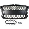 MTuning_F GRILL AUDI A3 8P RS- STYLE GLOSS BLAKK (07- 12)