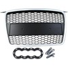 MTuning_F GRILL AUDI A3 8P RS- STYLE Sidabrinis- BLAKK (05 - 08)