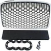 MTuning_F GRILL AUDI A4 B7 RS- STYLE Sidabrinis- Juodas (04- 08)