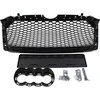MTuning_F GRILL AUDI A4 B9 RS- STYLE GLOSS Juodas (2016) + PDC