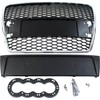 MTuning_F GRILL AUDI A6 C6 RS- STYLE CHROME-Juodas (04-09)