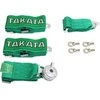 „MTuning_F“ sportiniai diržai, 4p 3" žalia – „Takata“ kopija