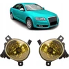 Mtuningas geltonų rūko žibintų komplektas AUDI A6 C6 Allroad A4 B8 Q5 SEAT EXEO VW PASSAT CC B6 2004-2011 m.
