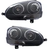Mtuningas halogeninių lempų komplektas juodas VW GOLF V 2003-2008m