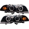 Mtuningas halogeninių lempų rinkinys juodas BMW 3 E46 prieš veido patobulinimą 1998-2001 m.