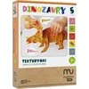 Dėlionė MUDUKO GRY - FABRYKA KRAKOW Muduko Kartoniniai ekologiniai galvosūkiai* erdviniai dinozaurai MUDUKO