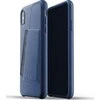 „Mujjo“ odinis piniginės dėklas, skirtas „iPhone XS Max“ – „Monaco Mėlyna“.