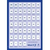 Apli Lipnios etiketės Multi3 A4, 38x21.2mm, 65 etiketės lape, 100 lapų, baltos spalvos