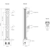 MultiBrackets Laikiklis na 2 monitory 32'' - 50'' M VESA Deskmount HD Dual Vertical Widescreen