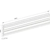 Laikiklis MultiBrackets Multibrackets M Pro Series - Single Screen Rail 68cm Juodas, Rail, Juodas, Aliuminio, Pole clamp, M Pro Series, 2kg