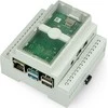 Dėklas skirtas Raspberry Pi 4B DIN bėgeliui - Multicomp Pro - pilkas