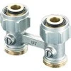 Multiflex F“ - dviguba tiesi radiatoriaus jungtis radiatoriams su OVENTROP antgaliais (DWZ)