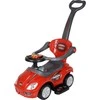Ecotoys Mašinėlė - stumdukas DELUXE 3w1 Raudona