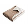 Multitex Kocyk 75x100 Muslin Designe kreminė ciemny smėlio spalva BabyMatex