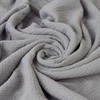 Multitex Muslino patalynės komplektas kūdikiams, 100% medvilnė, 100x135 cm ir 40x60 cm, Oeko-Tex sertifikatas, švelnus naujagimiams, užsegamas užtrauktuku, pilka vaikiška patalynė