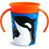 MUNCHKIN mokomasis puodelis su rankenomis, orka, Miracle 360 Wildlove, 6mėn+, 177 ml, 05177502
