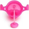 MUNCHKIN 207 ml gertuvė su šiaudeliu TIP&amp;SIP STRAW, rožinė, 6+ mėn.