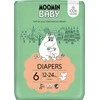 Muumi MOOMIN Baby, sauskelnės 6 JUNIOR (12-24kg), 34 vnt. ECO*