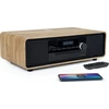 Muzikinis centras Mikro Hi-Fi Sistema - THOMSON MIC123BT Medžio Ir Juodos Spalvos 50 W FM/AM CD USB Bluetooth QI Įkroviklis 4,38 kg 47,2 × 28 × 20 cm