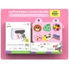 myFirst Camera Insta 20 rožinė komplektas: torba myFirst Cross Bag, 3 rolki papieru termicznego, naklejki (balta i kolorowe)