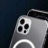 Dėklas MyScreen Oem Case for iPhone 15 PLUS Clear Mag Cover (STR / CAMERA PROTECTION) compatible with MagSafe transparent