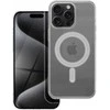 MyScreen Originalus „iPhone 15 PRO MAX“ dėklas, skaidrus „Mag“ dangtelis (STR), suderinamas su „MagSafe“ permatomu dangteliu.