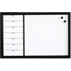 NAGA Magnetisk ugetavle whiteboard 60 x 40 cm dansk Hvid 40x2x60mm (1stk)