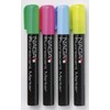 NAGA kreidos žymeklis 10mm fluorescencinis 4vnt. spalvų derinys (22010 m.)