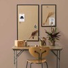 NAGA Opslagstavle hessian med ramme i sort MDF 100 x 60 cm Hessian Sort MDF 100x2x60mm (1stk)