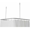 NAGA P2001 Skinne 90x90x90cm komp S - Profil2001 FladSkinne 8x25mm U:90x90x90cm m.2 x loftstøt. Sø