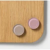 NAGA Super Stærke Magneter, Runde, Mix beige/ rose acrylic 2,5 x 2,8 cm 2 stk. i pakke rusvai gelsvas 2,5x2,8x2,5mm (1stk)