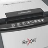 Rexel Optimum AutoFeed+ 130X Dokumentų naikiklis, Cross shredding, 4x28 mm, 55 dB, P-4, 44 L, Juoda