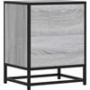 Spintelės prie lovos 2 vnt Pilka Sonoma 40x31x50 cm
