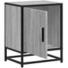 Spintelės prie lovos 2 vnt Pilka Sonoma 40x31x50 cm