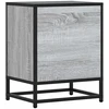 Spintelės prie lovos 2 vnt Pilka Sonoma 40x31x50 cm