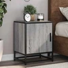 Spintelės prie lovos 2 vnt Pilka Sonoma 40x31x50 cm