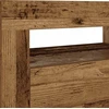 Spintelės prie lovos 2 vnt su šviesos diodais Old Wood