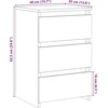 Spintelė prie lovos Old Wood 40x35x62,5 cm Engineered Wood