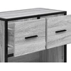 naktinė spintelė Pilka Sonoma 60x31x60 cm Mediena ir metalas