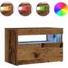 naktinė spintelė su LED lemputėmis Sena mediena 60x35x40 cm