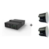 Kompiuterio kolonėlės Namų kino sistema VivoLink Vivolink Audiopack Subwoofer 6.5 40W + 2 x premium ceiling speakers Juodas Przewodowa 110 W
