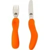 Nana's Manners Nana's Manners, 3 ETAPAS, Stalo įrankiai, skirti valgyti vienam, šakutė ir peilis, oranžinė, 3-9 metai