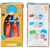 Nana's Manners Nana's Manners, 3 ETAPAS, Stalo įrankiai, skirti valgyti vienam, šakutė ir peilis, oranžinė, 3-9 metai