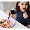 Nana`s Manners Silikoninė plokštelė su violetine Nanos Maners siurbimo taurele