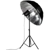 Nanlite Skėtis Deep sidabrinis 135cm (U-135DS)