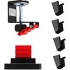 Nanors Nano RS stalo laidų organizatorius / laidų grotelės, 1345 mm, juodas ir raudonas, RS125