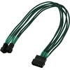 Nanoxia Molex - 3-pin x2, 0,3m, Žalias (900500015)