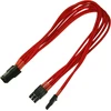 Nanoxia PCIE 6- pin - PCIE 8-pin, 0,3m, raudona (900300023)