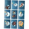 Narcissus Notepad A5/60K tinklelis PP Cosmo (9 vnt) NARCISSUS